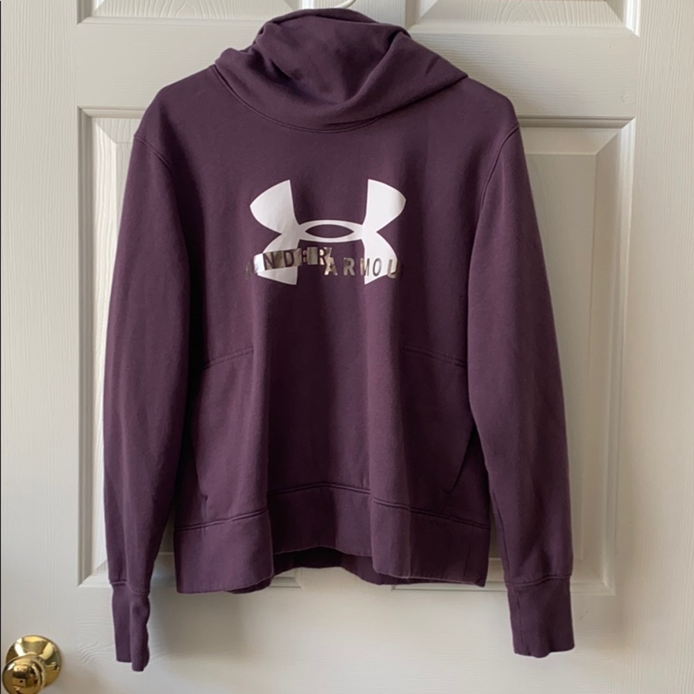 Burgundy Under Armour Sweatshirt